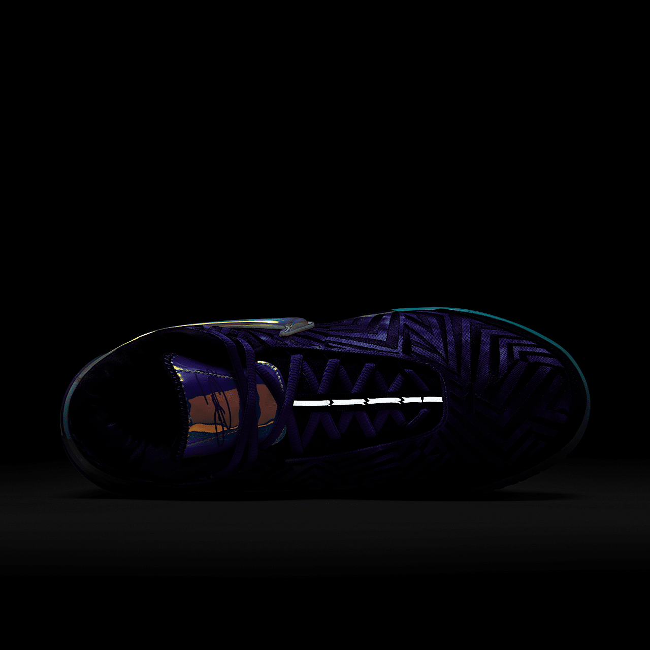 Nike LeBron sneaker Persian Violet/Imperial Purple/Glacier Ice/Wit