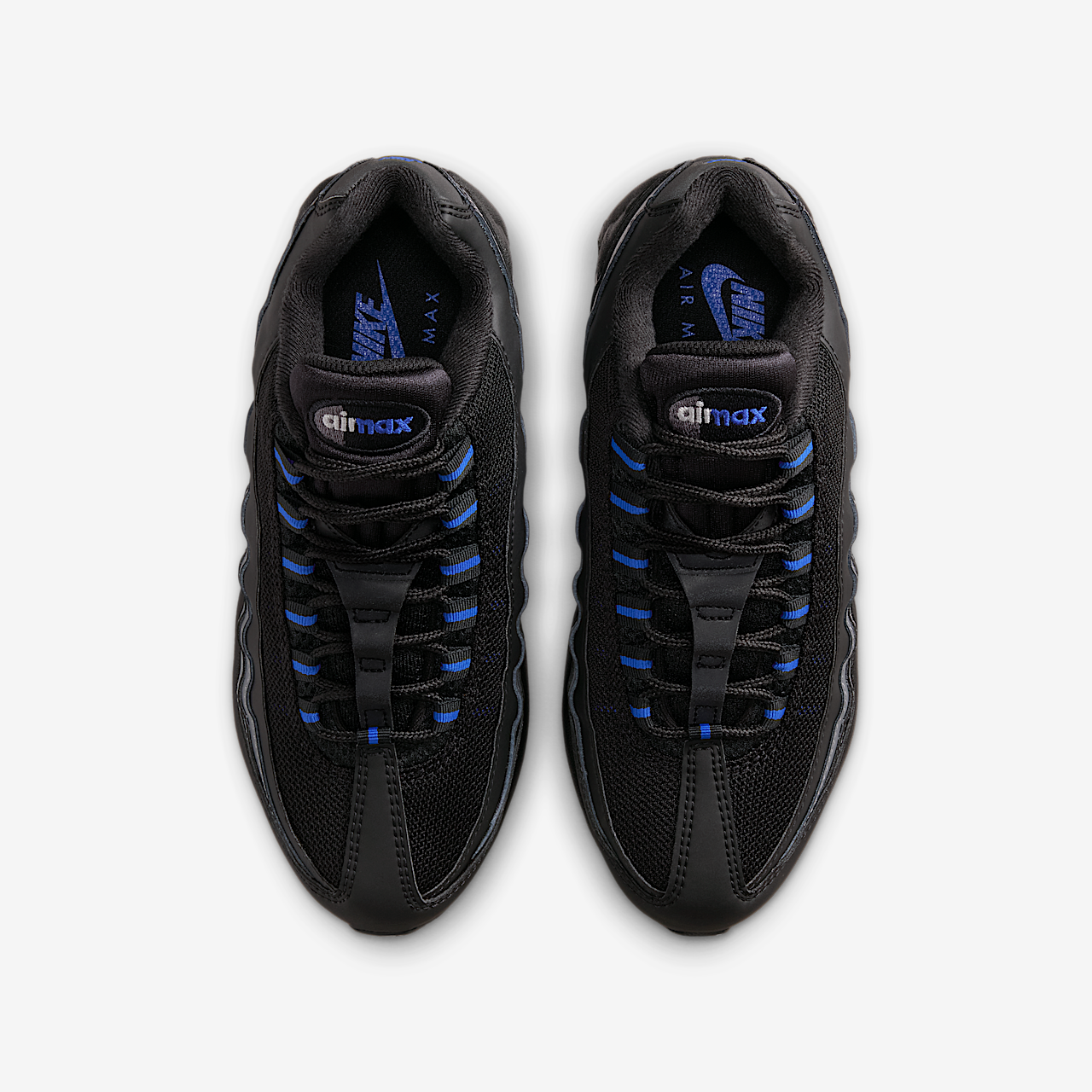 Nike Air Max sneaker Zwart/Zwart/Dark Grey/Game Royal