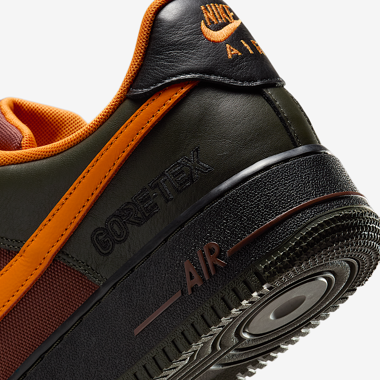 Nike Air Force 1 sneaker Fauna Brown/Sequoia/Zwart/Bright Ceramic