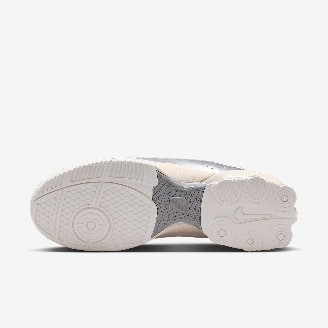 Nike Shox sneaker Sail/Pale Ivory/Sail/Metallic Silver