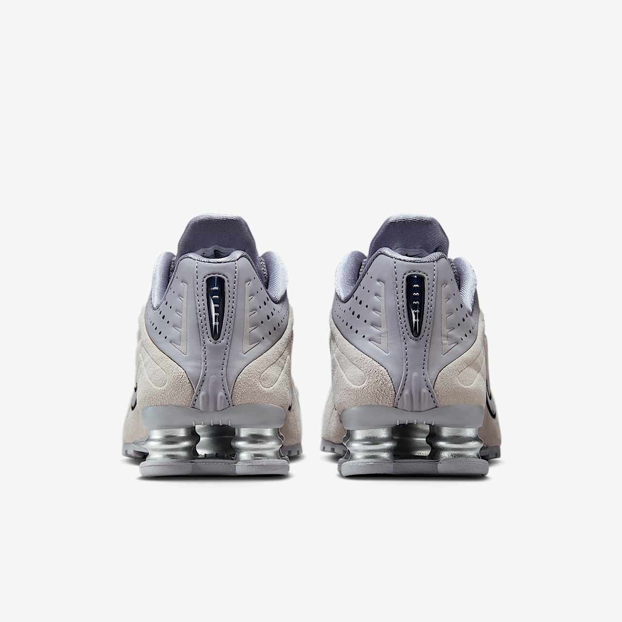 Nike Nike Shox sneaker Cement Grey/College Grey/Metallic Silver/Zwart