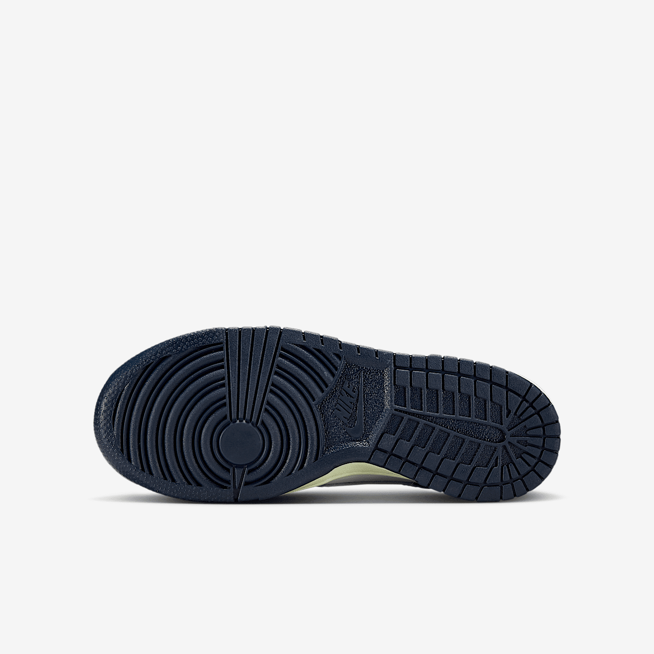 Nike Dunk Low sneaker Sail/Midnight Navy/Volt Tint/Volt Tint