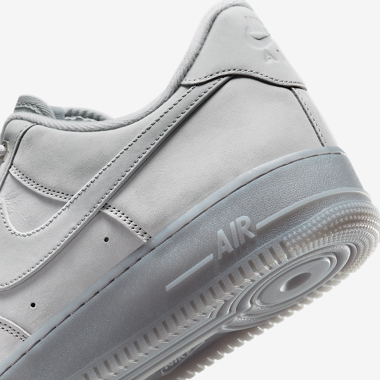 Nike Air Force 1 sneaker Wolf Grey/Zwart/Wolf Grey