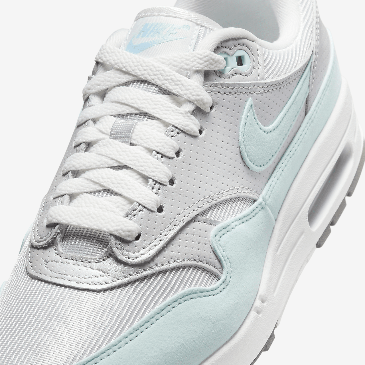 Nike Air Max 1 sneaker Metallic Platinum/Flat Pewter/Summit White/Glacier Blue