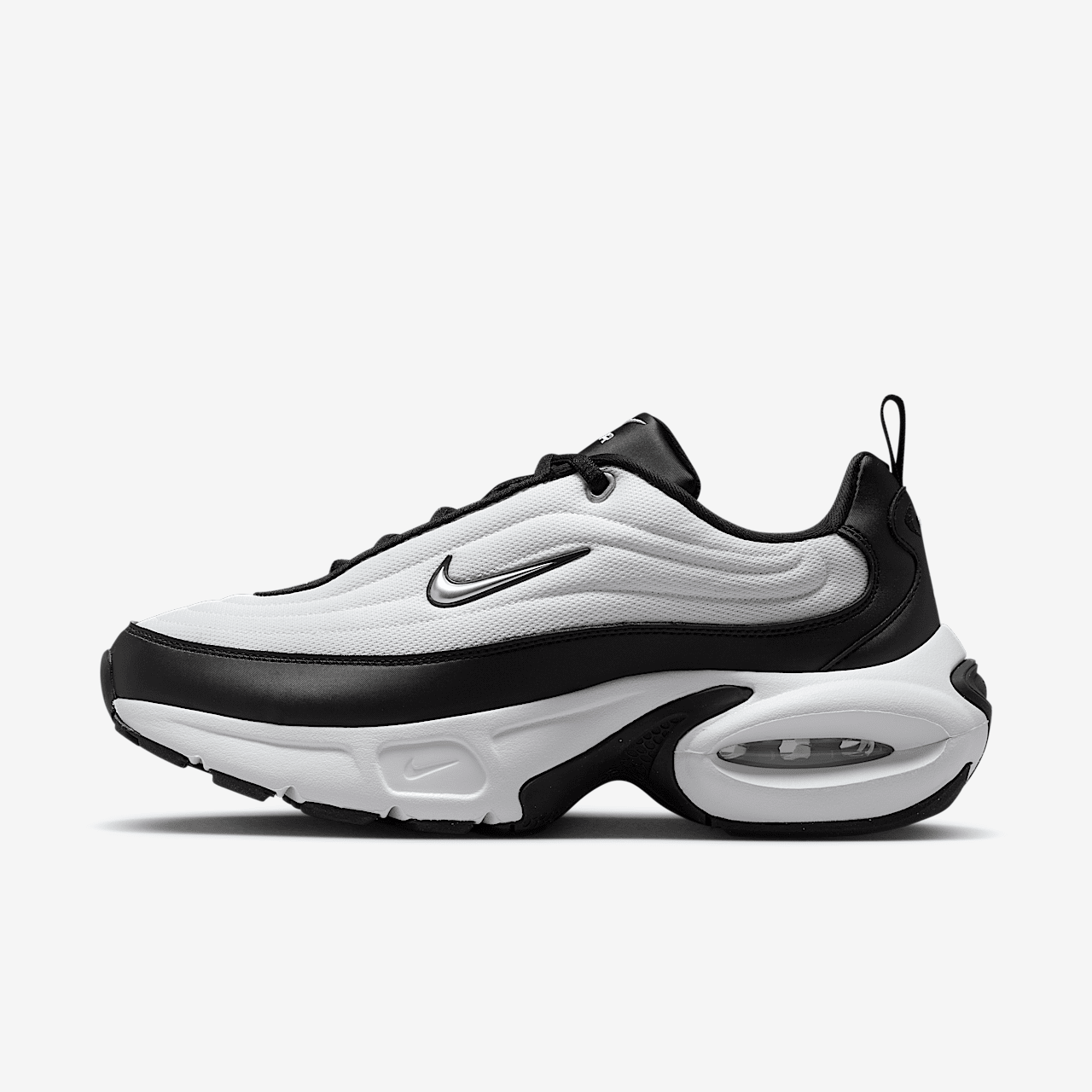 Nike Nike Air Max Portal sneaker Zwart/Wit/Metallic Silver