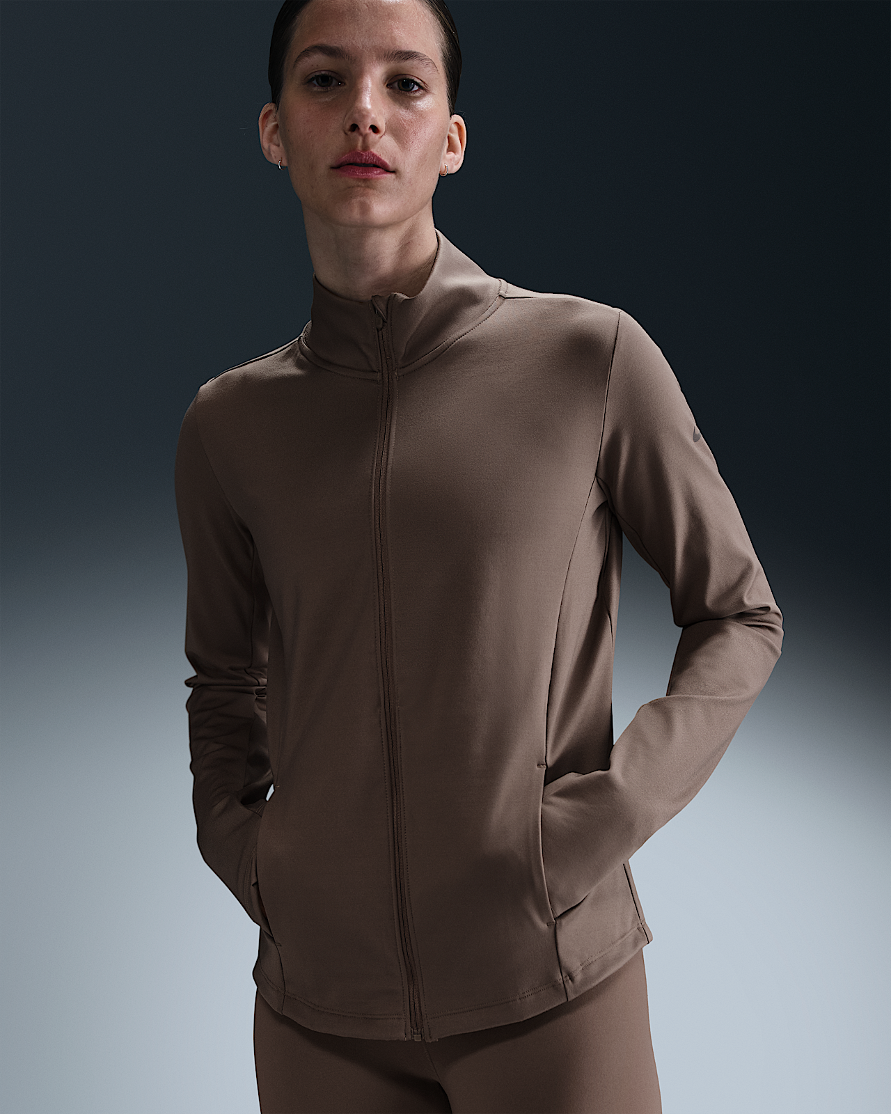 Женские  Nike One Dri-FIT Full-Zip Mid Layer