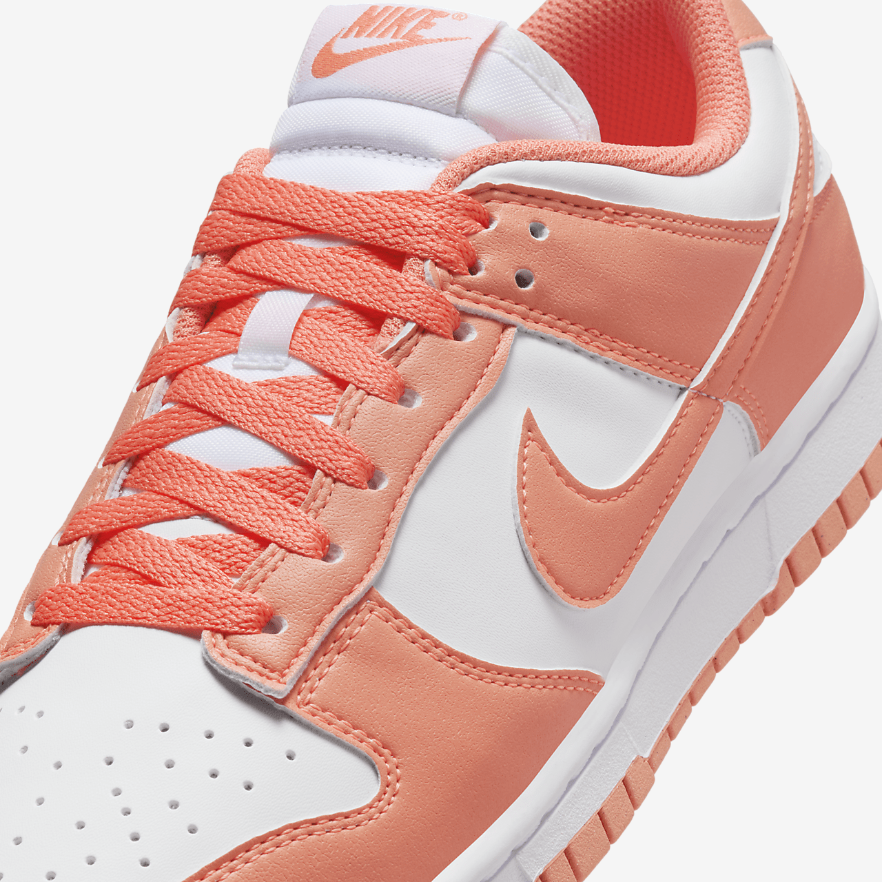 Nike Dunk Low sneaker Wit/Light Wild Mango