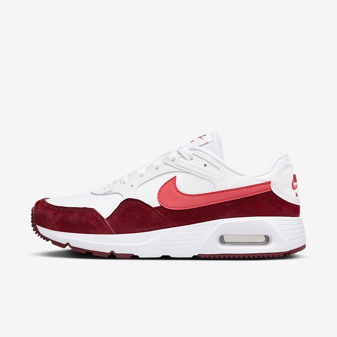 Nike Air Max SC sneaker Wit/Team Red/Adobe