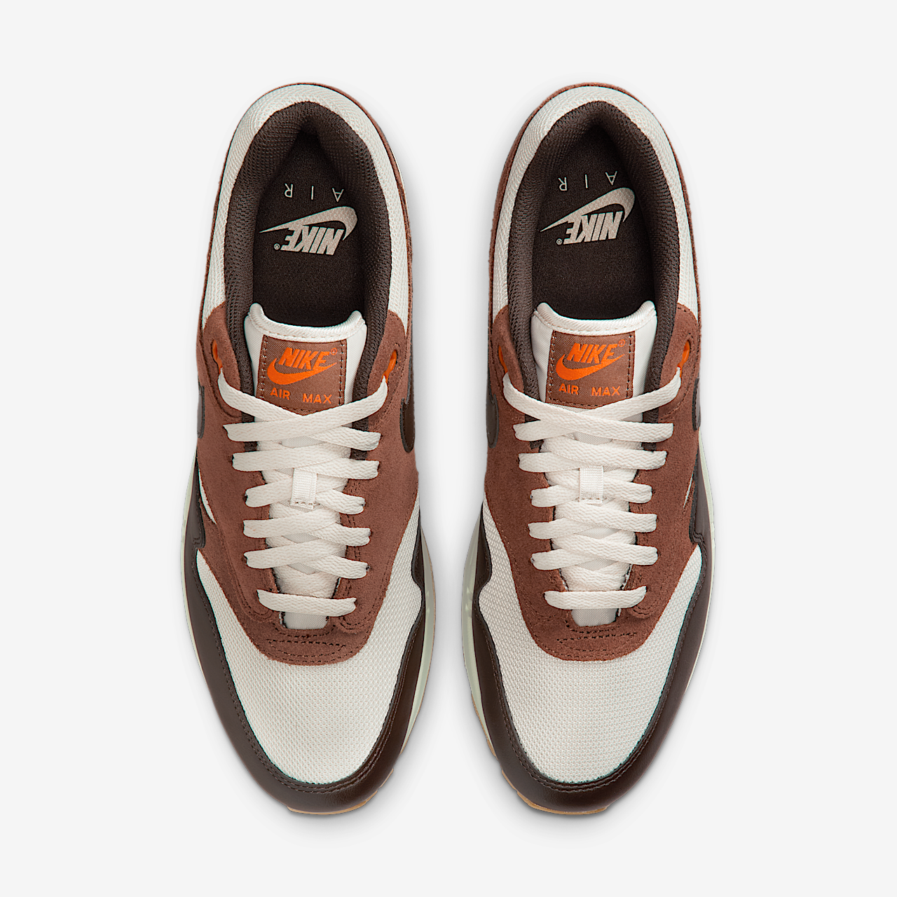 Nike Air Max 1 sneaker Light Orewood Brown/Campfire Orange/Fauna Brown/Velvet Brown