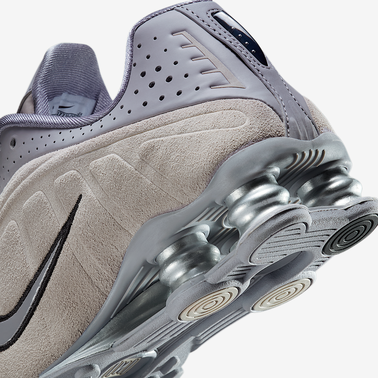 Nike Nike Shox sneaker Cement Grey/College Grey/Metallic Silver/Zwart