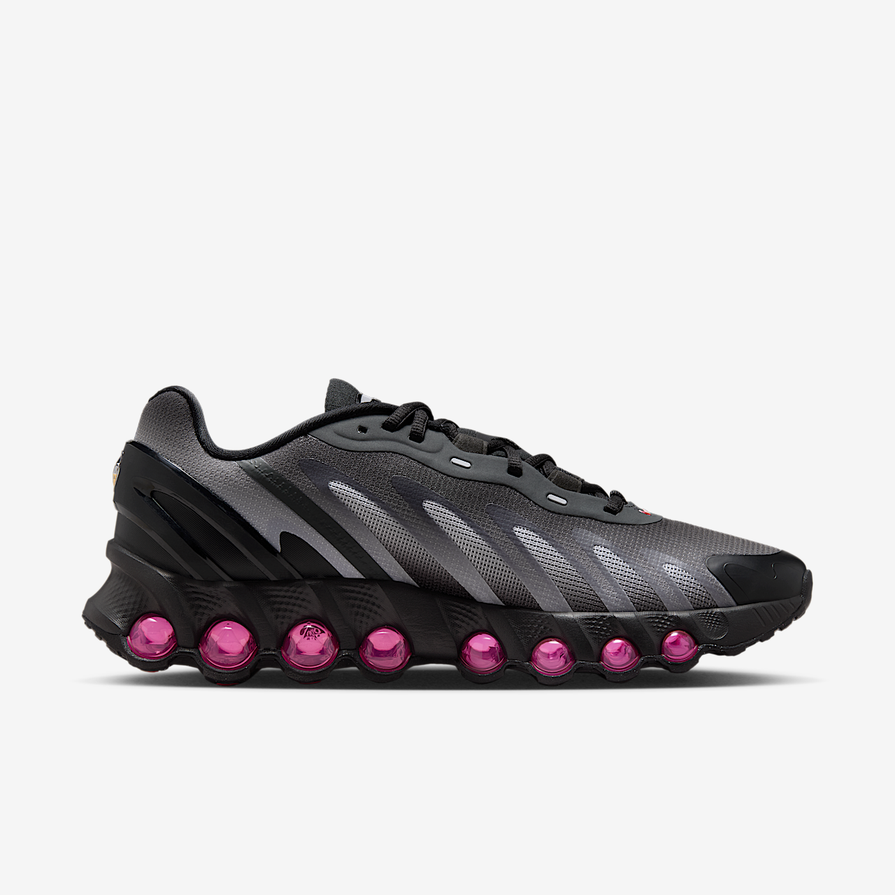 Nike Air Max DN sneaker Dark Smoke Grey/Zwart/Pure Platinum/Pink Blast
