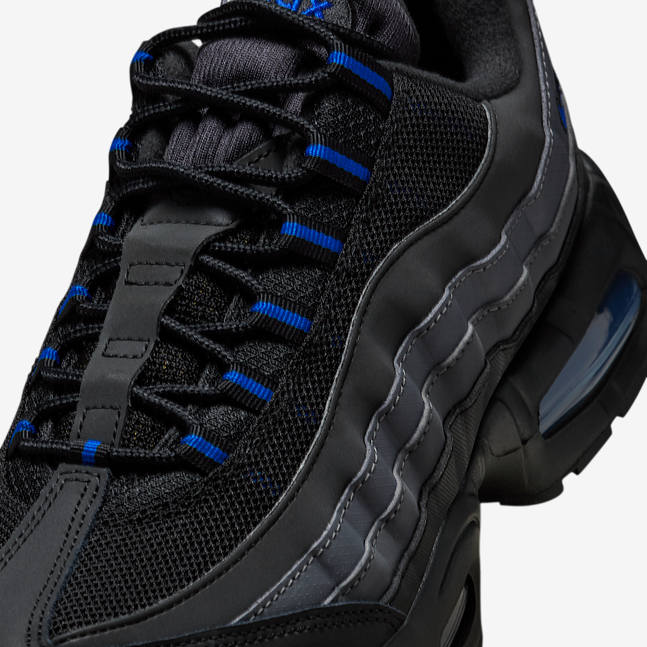 Nike Air Max sneaker Zwart/Zwart/Dark Grey/Game Royal