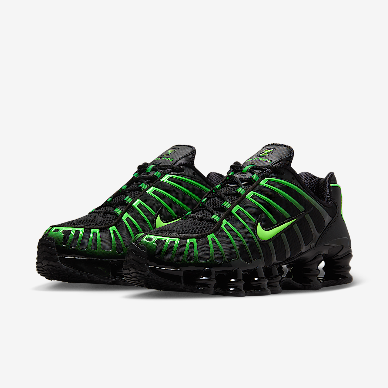 Nike Nike Shox sneaker Zwart/Zwart/Green Strike
