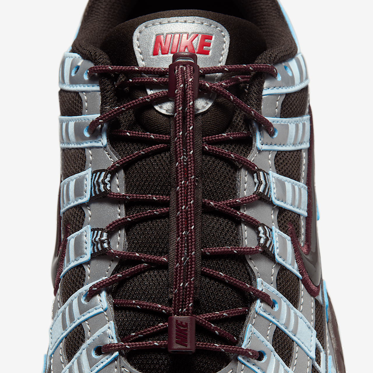 Nike P-6000 sneaker Glacier Blue/Velvet Brown/Metallic Silver/Burgundy Crush