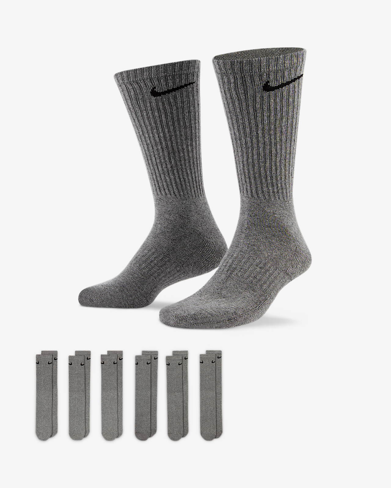 Unisex носки Nike Everyday Cushioned Training Crew Socks (6 Pairs) для тренировок