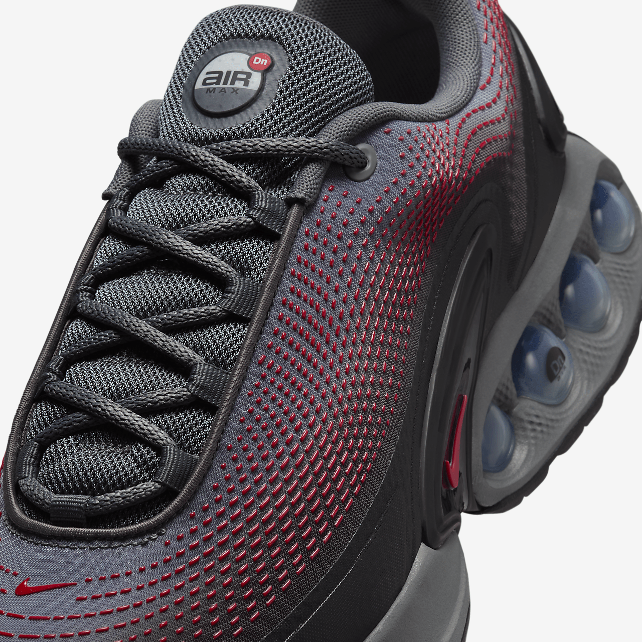 Nike Air Max DN sneaker Zwart/Iron Grey/University Red