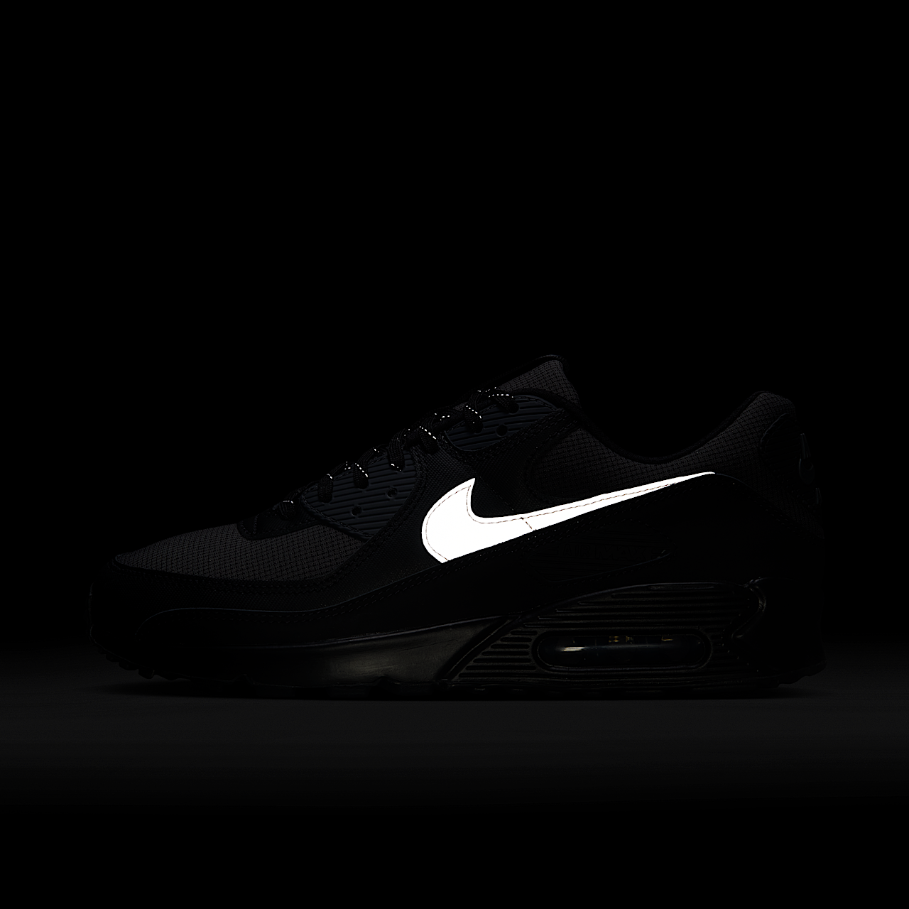 Nike Air max 90 sneaker Zwart/Anthracite/Thunder Blue/Reflect Silver