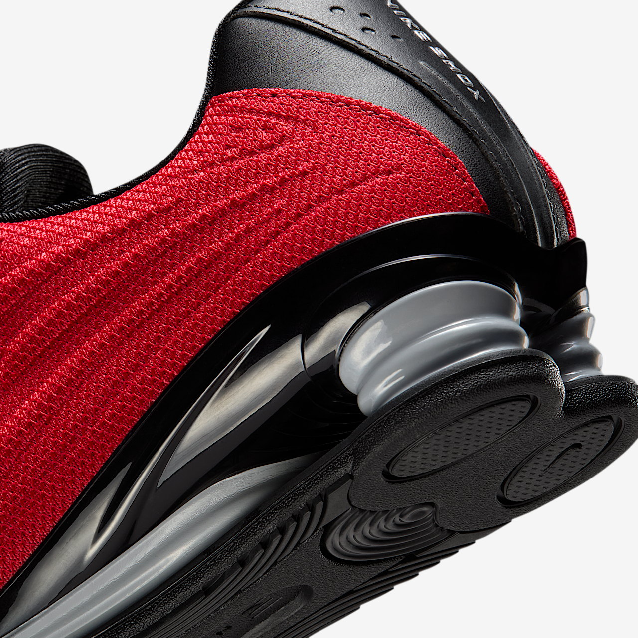Nike Nike Shox sneaker Fire Red/Zwart/Flat Silver/Metallic Silver