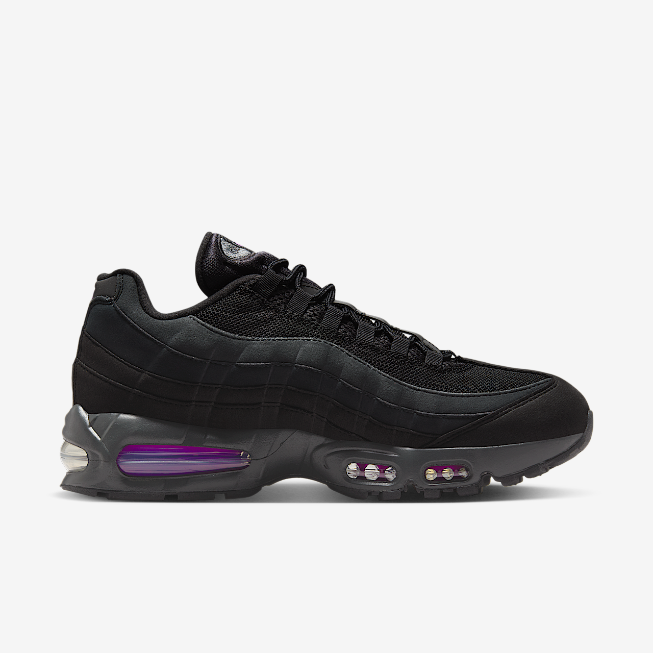 Nike Air Max sneaker Zwart/Off Noir/Smoke Grey/Vivid Purple