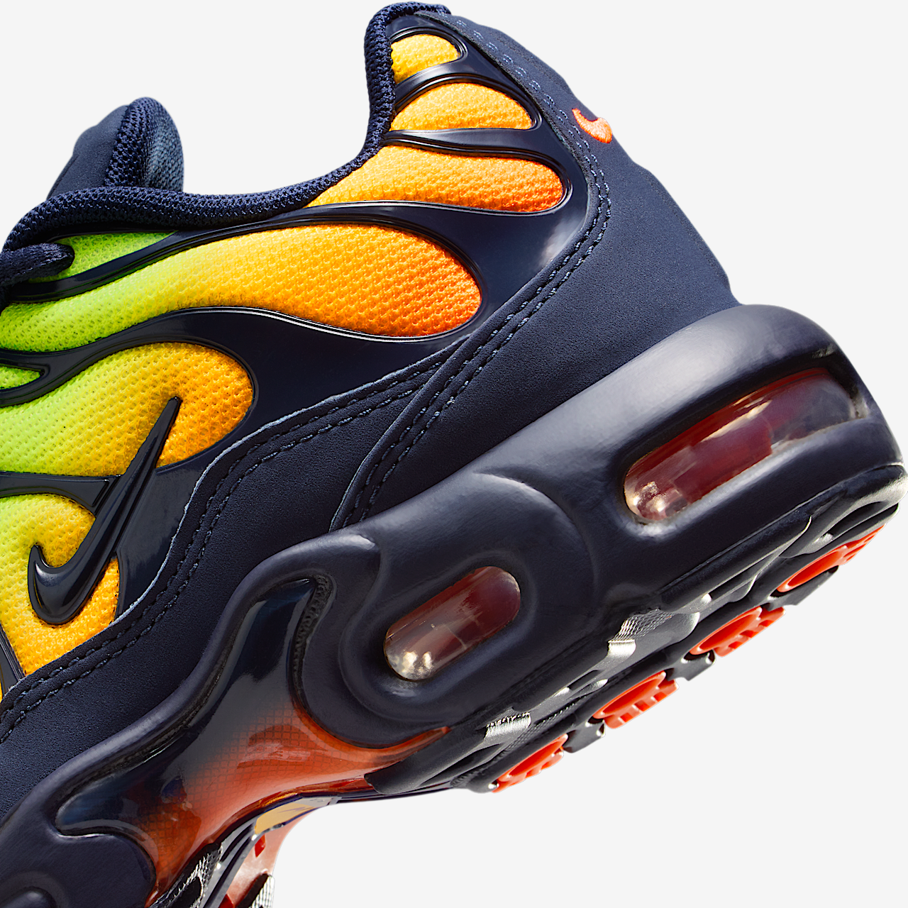 Nike Air Max Plus sneaker Lemon Venom/Hyper Crimson/Laser Orange/Blackened Blue