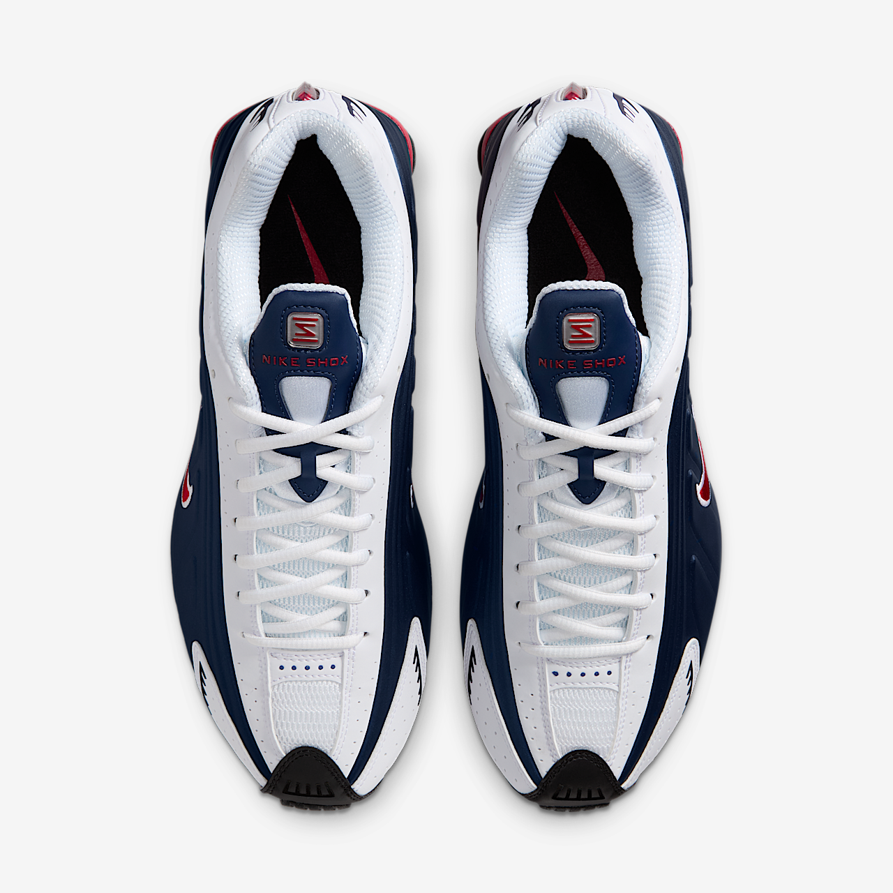 Nike Nike Shox sneaker Midnight Navy/Wit/Metallic Silver/Gym Red