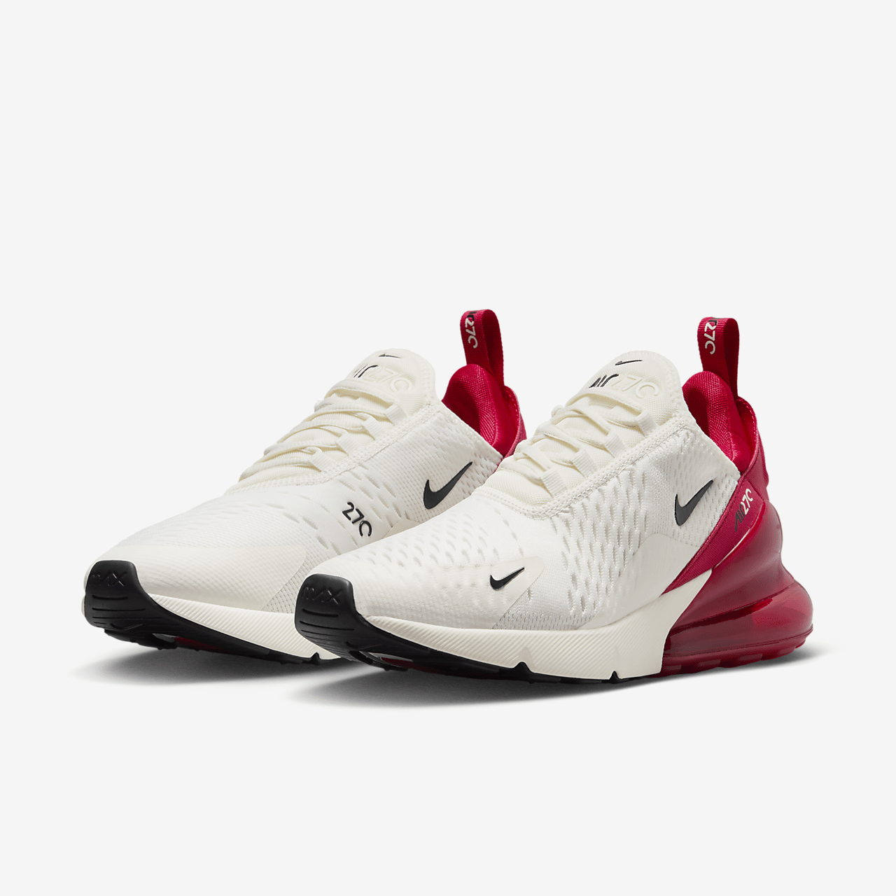 Nike Air max 270 sneaker Gym Red/Zwart/Sail