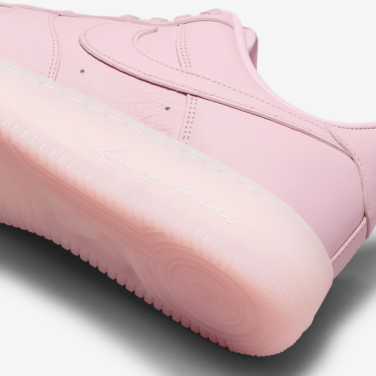 Nike Air Force 1 sneaker Pink Foam/Metallic Silver/Cobalt Tint