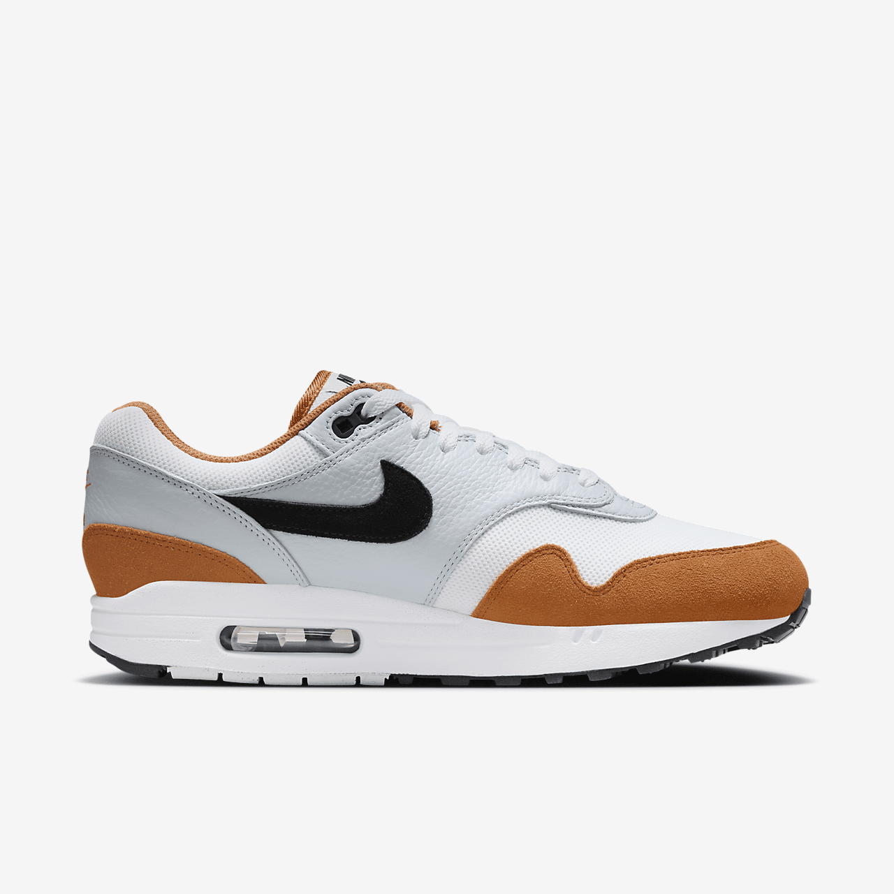 Nike Air Max 1 sneaker Wit/Monarch/Pure Platinum/Zwart