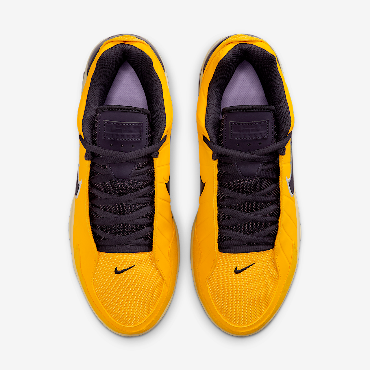 Nike LeBron sneaker Amarillo/Soft Yellow/Lilac/Cave Purple