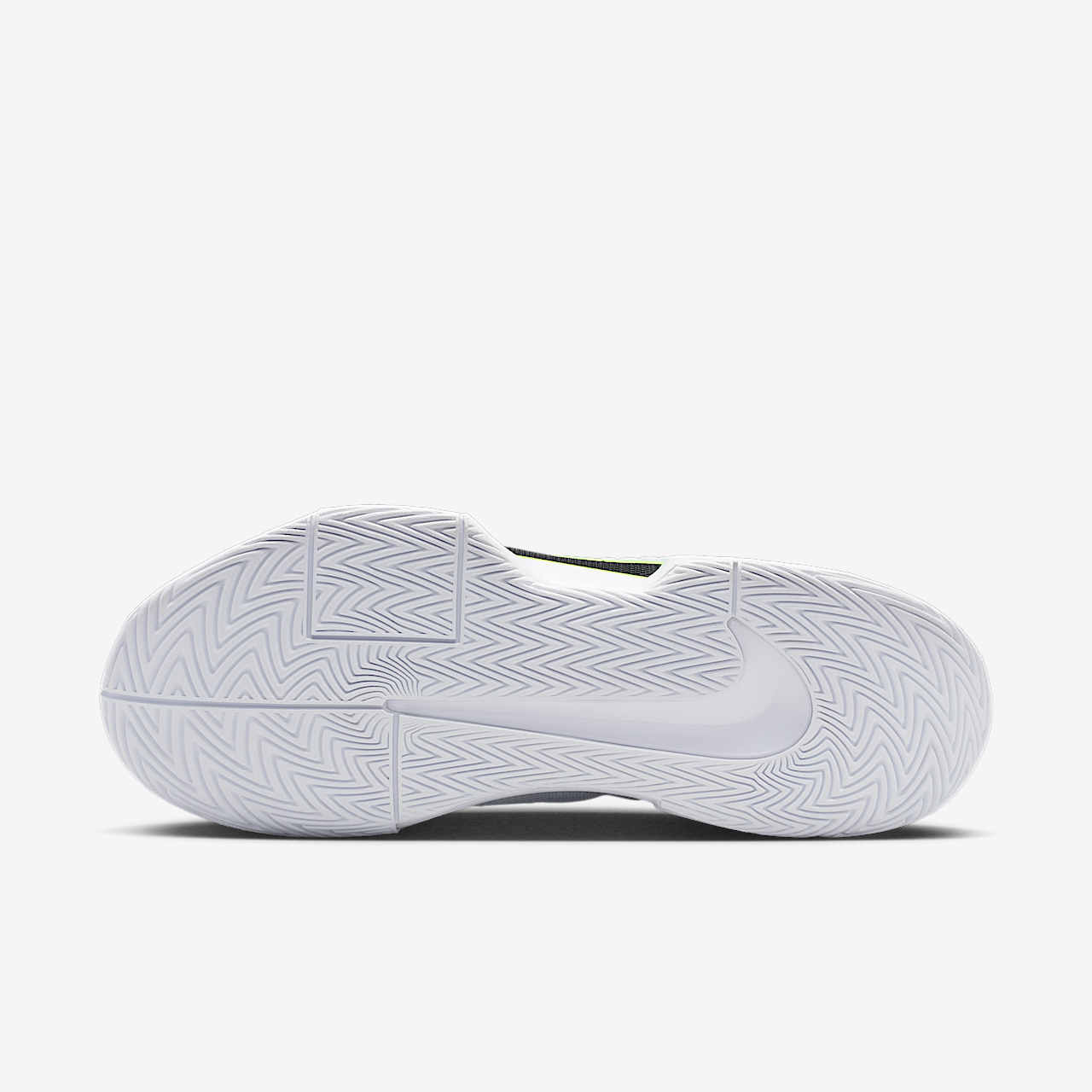 Nike  sneaker Wit/Pure Platinum/Volt/Zwart