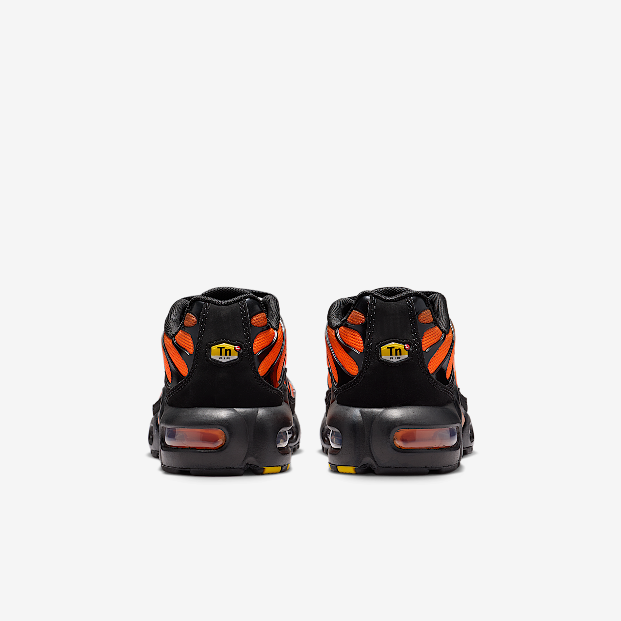 Nike Air Max Plus sneaker Zwart/Zwart/Total Orange