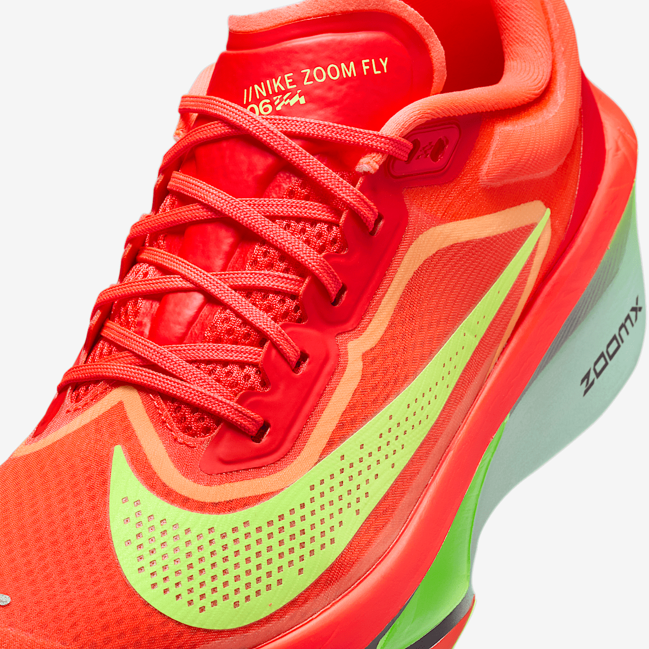 Nike  sneaker Bright Crimson/Lime Blast/Mint Foam/Cave Purple