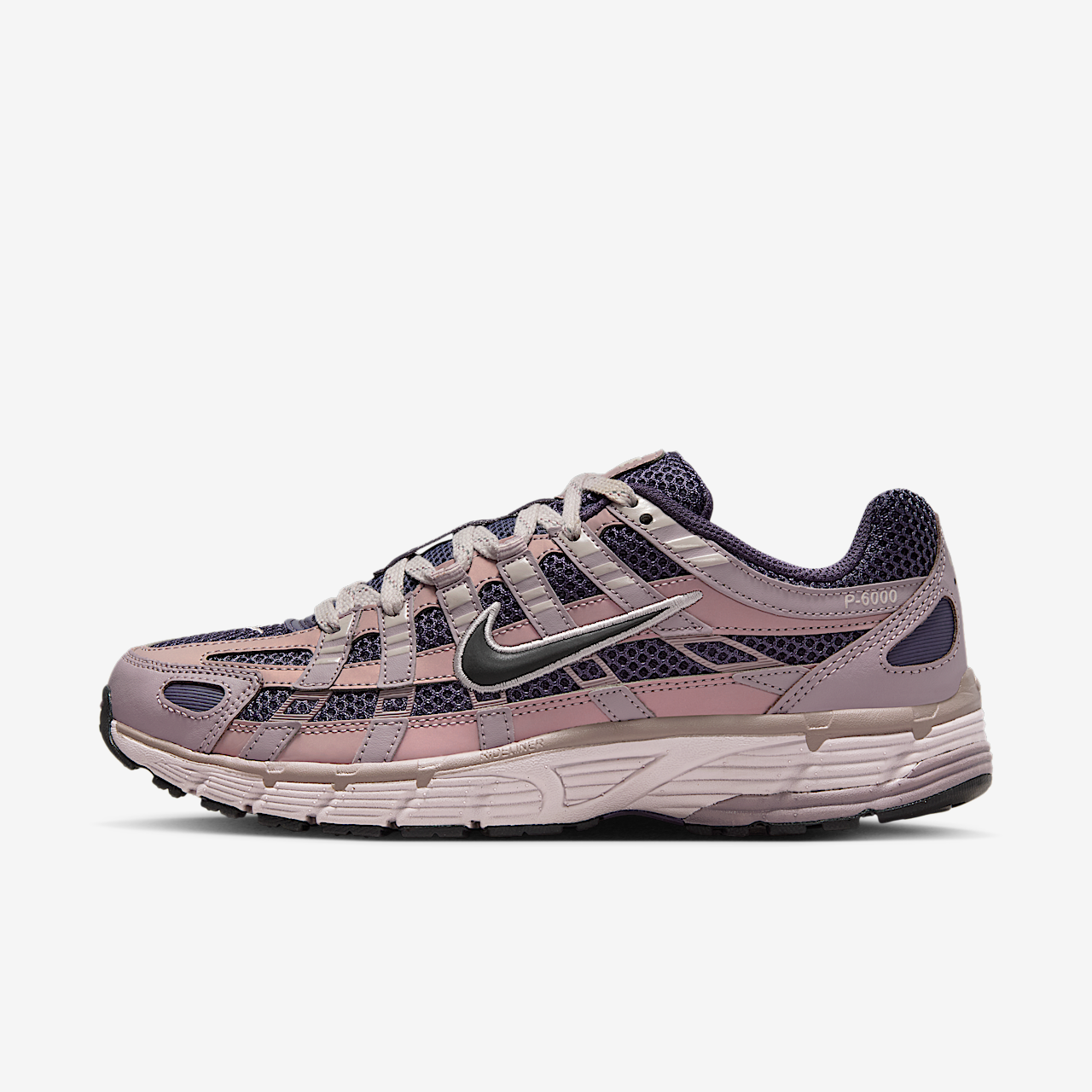 Nike P-6000 sneaker Light Violet Ore/Dark Raisin/Platinum Violet/Zwart