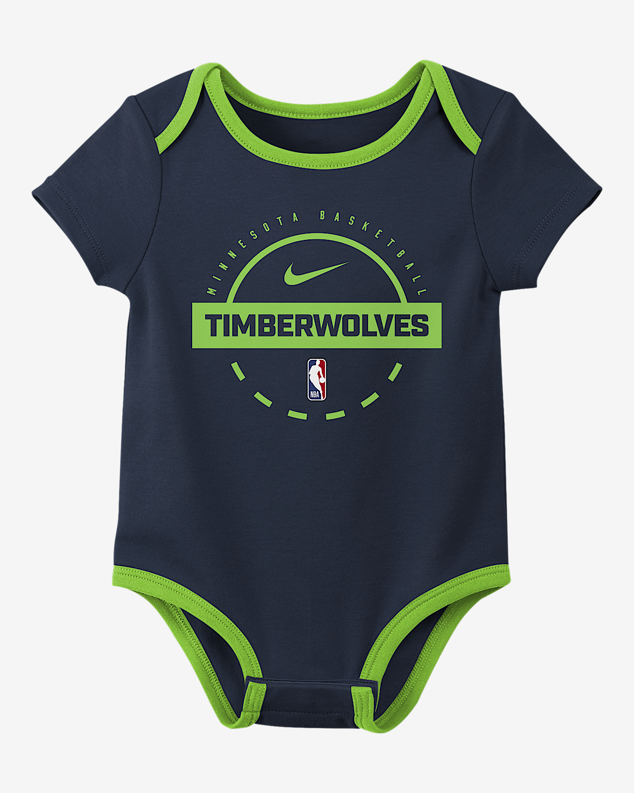 Детские  Minnesota Timberwolves Baby Nike NBA Bodysuit Set (2-Pack)