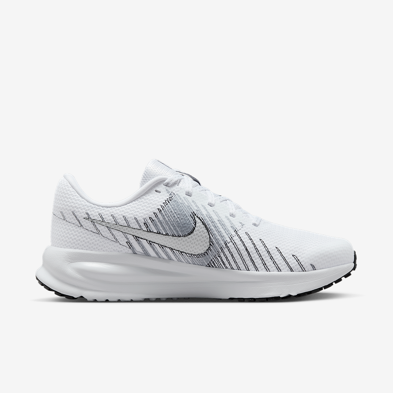 Nike  sneaker Wit/Smoke Grey/Zwart