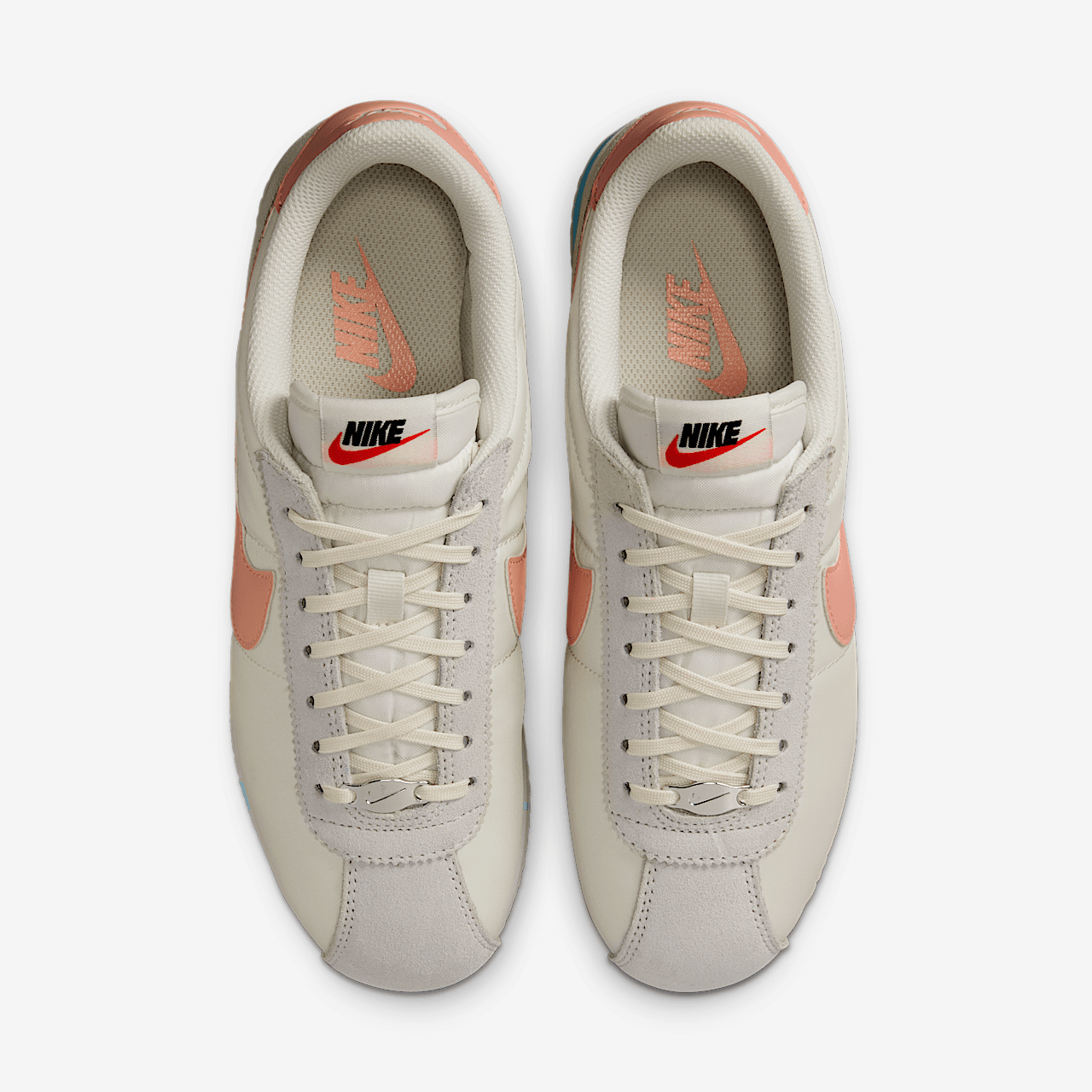 Nike Cortez sneaker Sail/Ocean Bliss/Arctic Orange