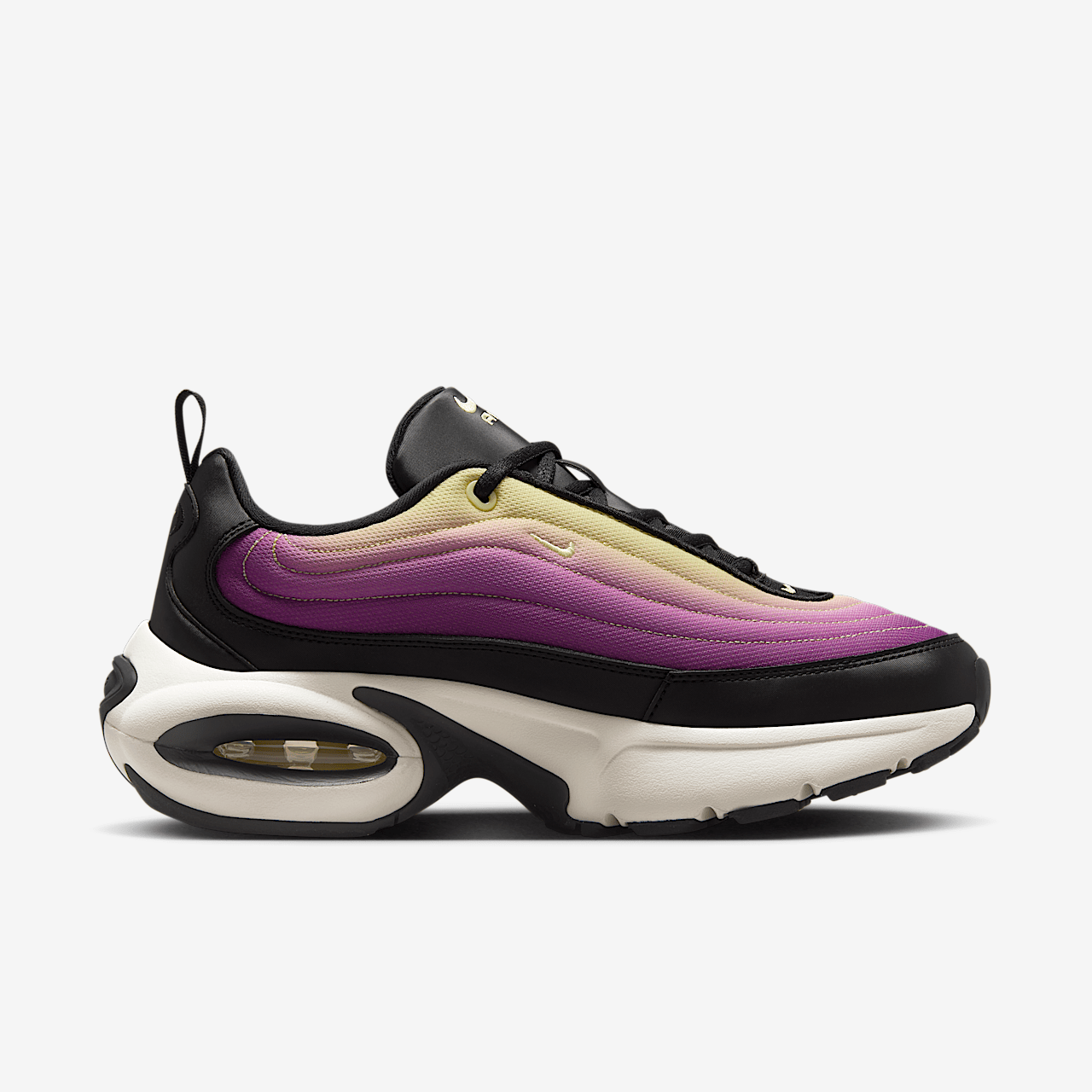 Nike Air Max sneaker Zwart/Hyper Violet/Pale Ivory/Citron Tint