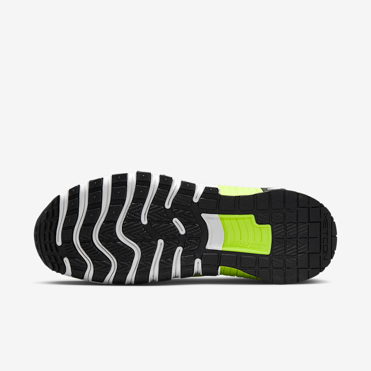 Nike Free sneaker Barely Volt/Volt/Wit/Zwart