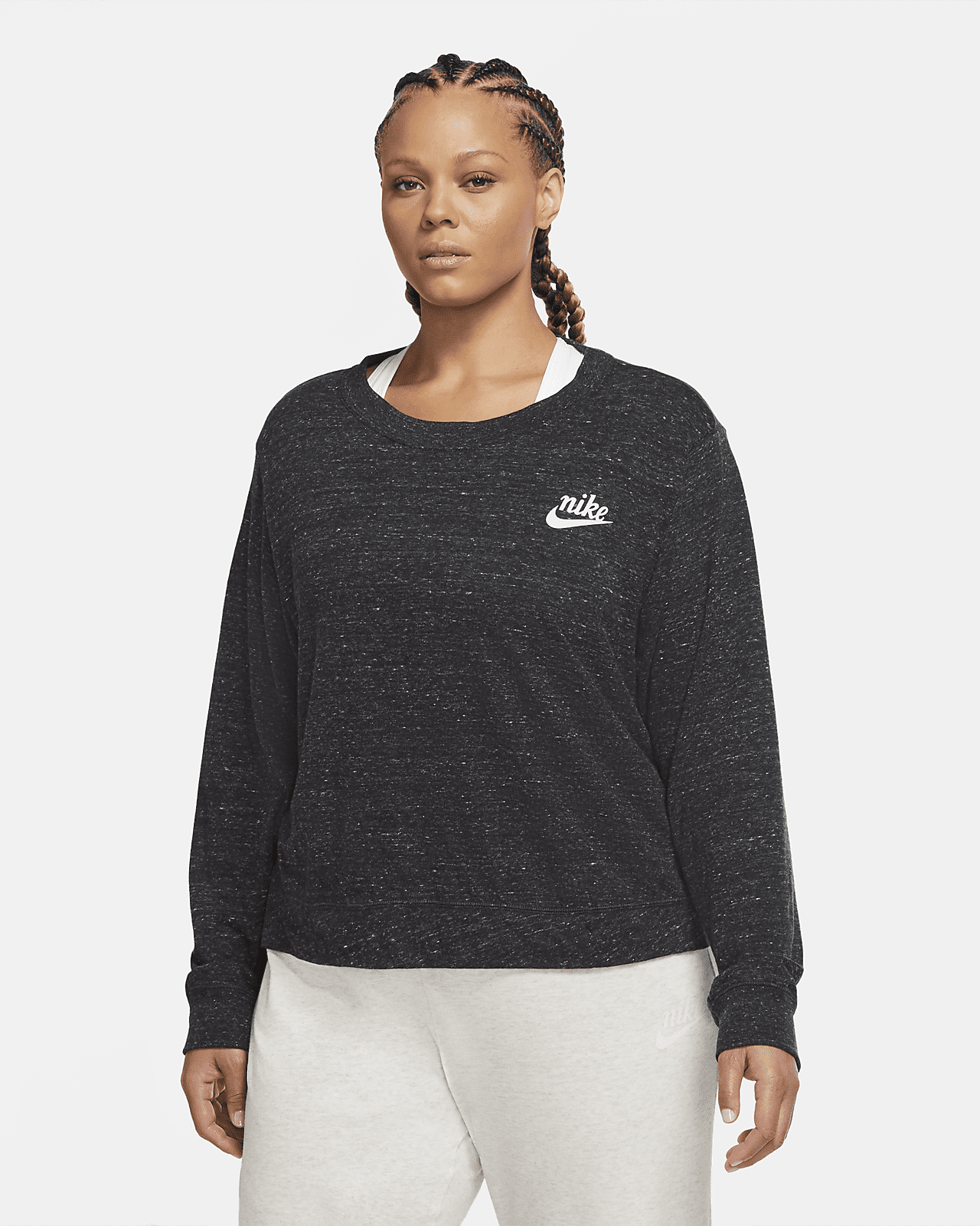 Nike sportswear gym vintage crew online
