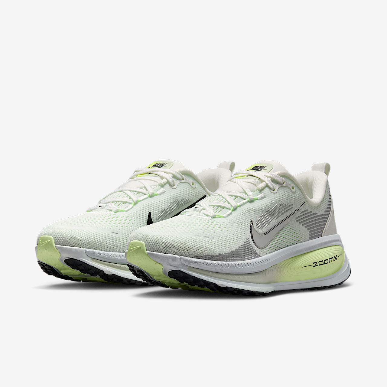 Nike Vomero sneaker Summit White/Barely Volt/Light Silver/Zwart