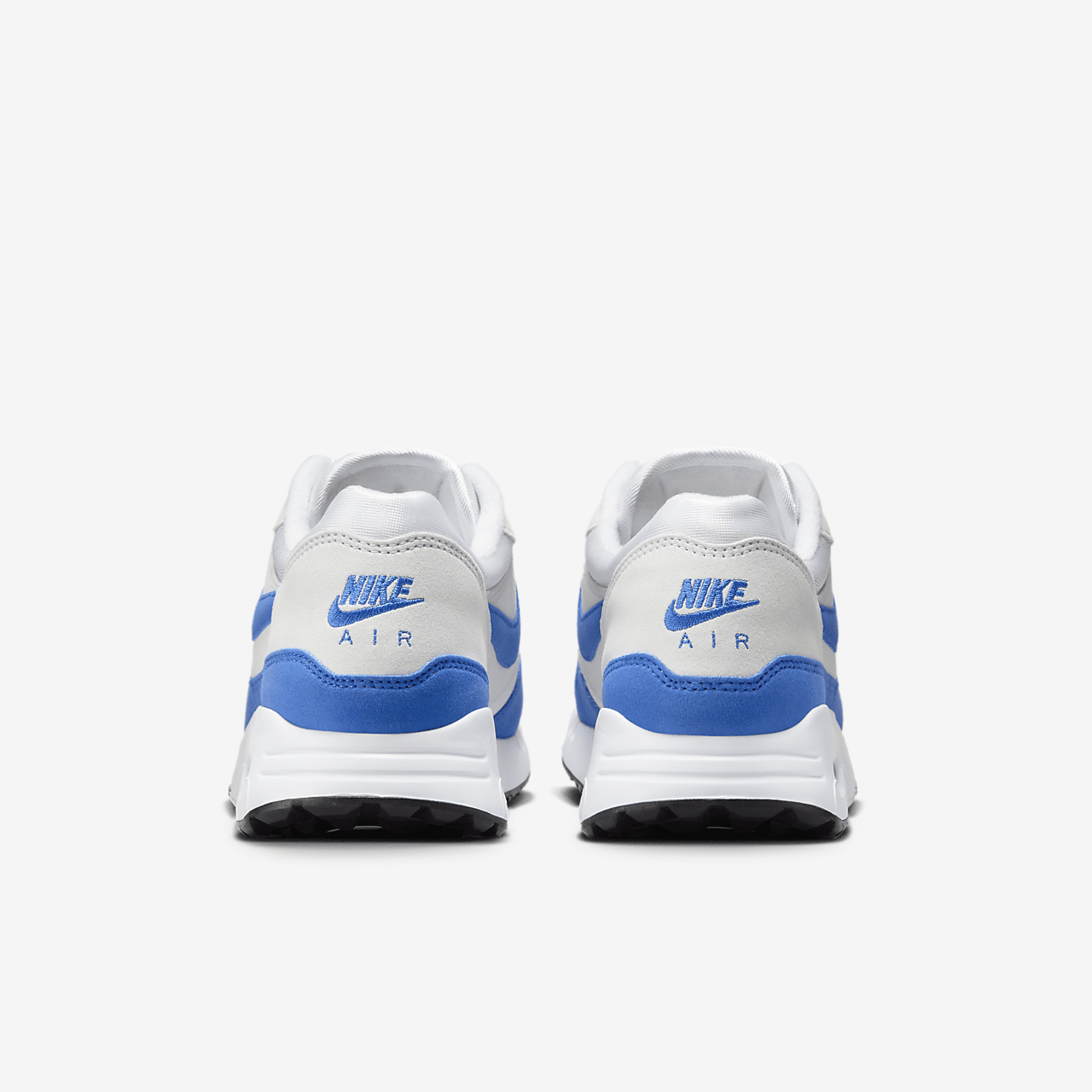 Nike Air Max 1 sneaker Wit/Pure Platinum/Zwart/Hyper Royal