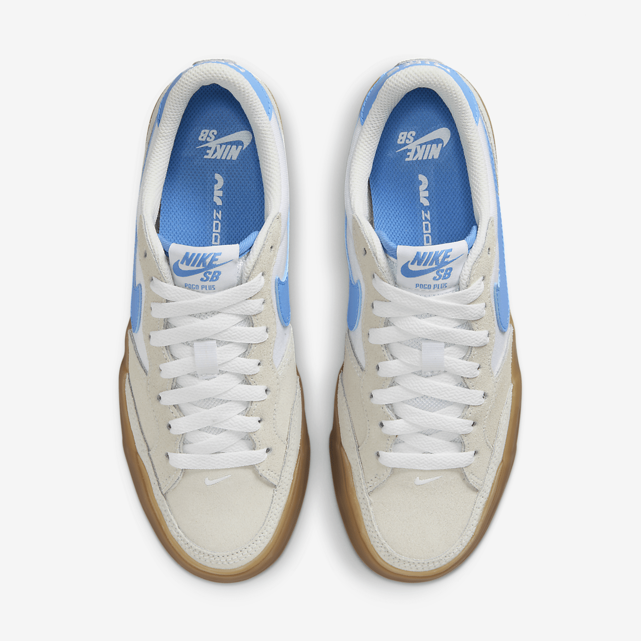 Nike  sneaker Summit White/Wit/Gum Light Brown/University Blue