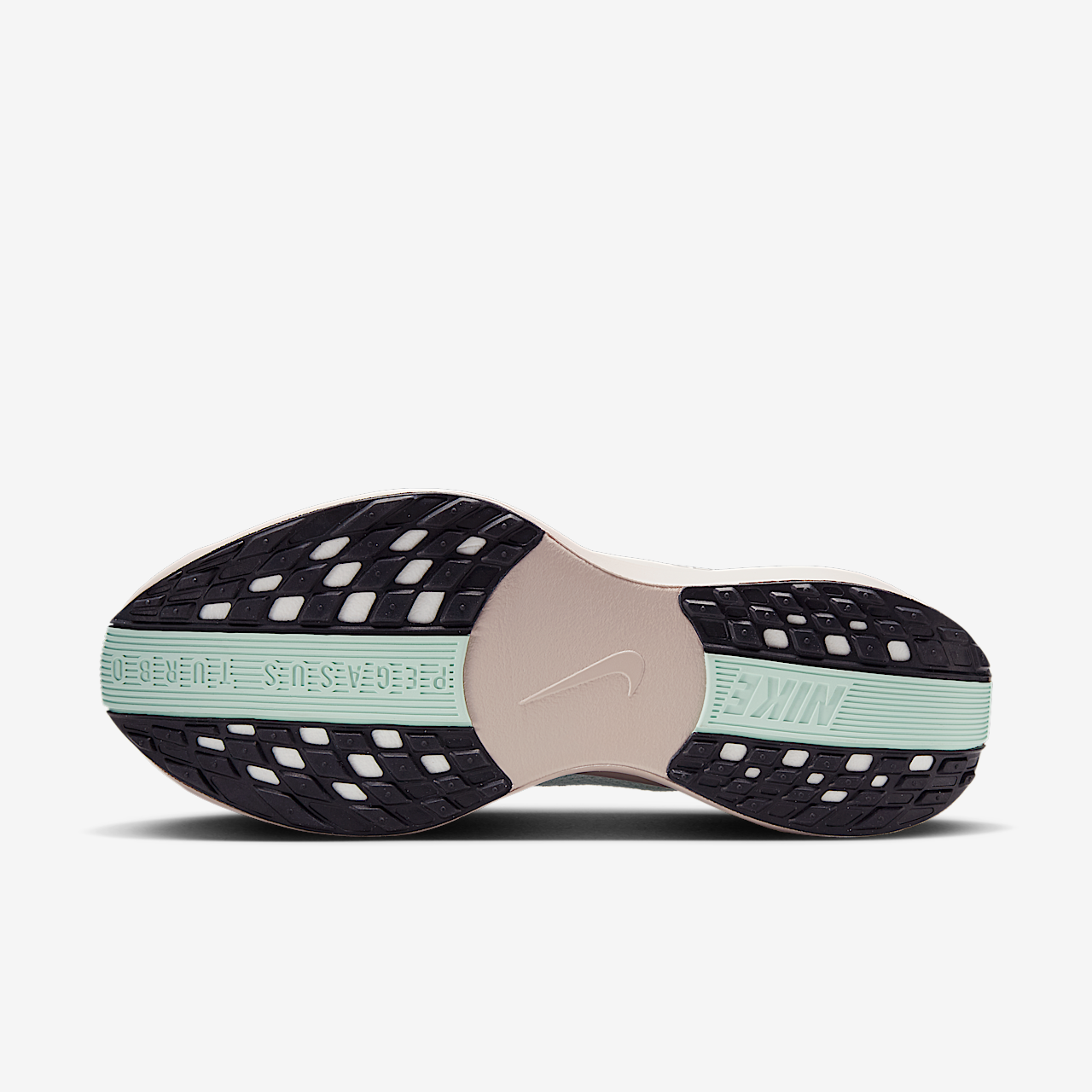 Nike Pegasus sneaker Glacier Blue/Mint Foam/Green Shock/Zwart
