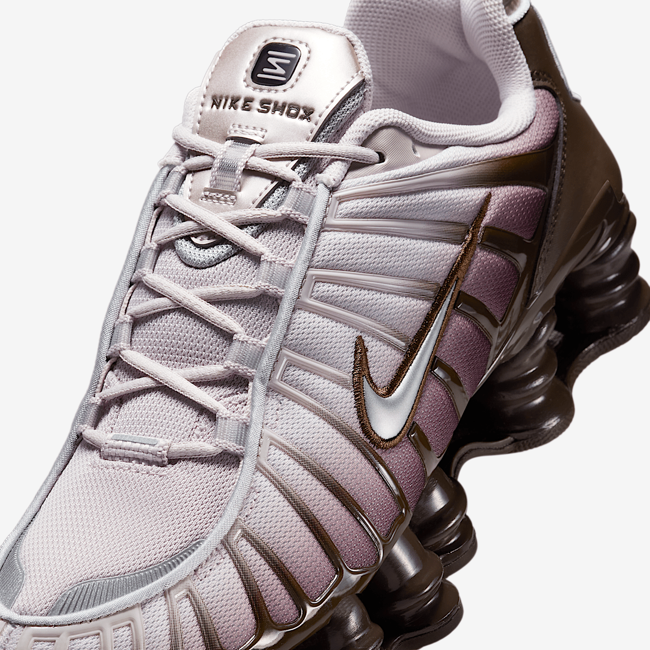 Nike Nike Shox sneaker Baroque Brown/Platinum Violet/Metallic Silver