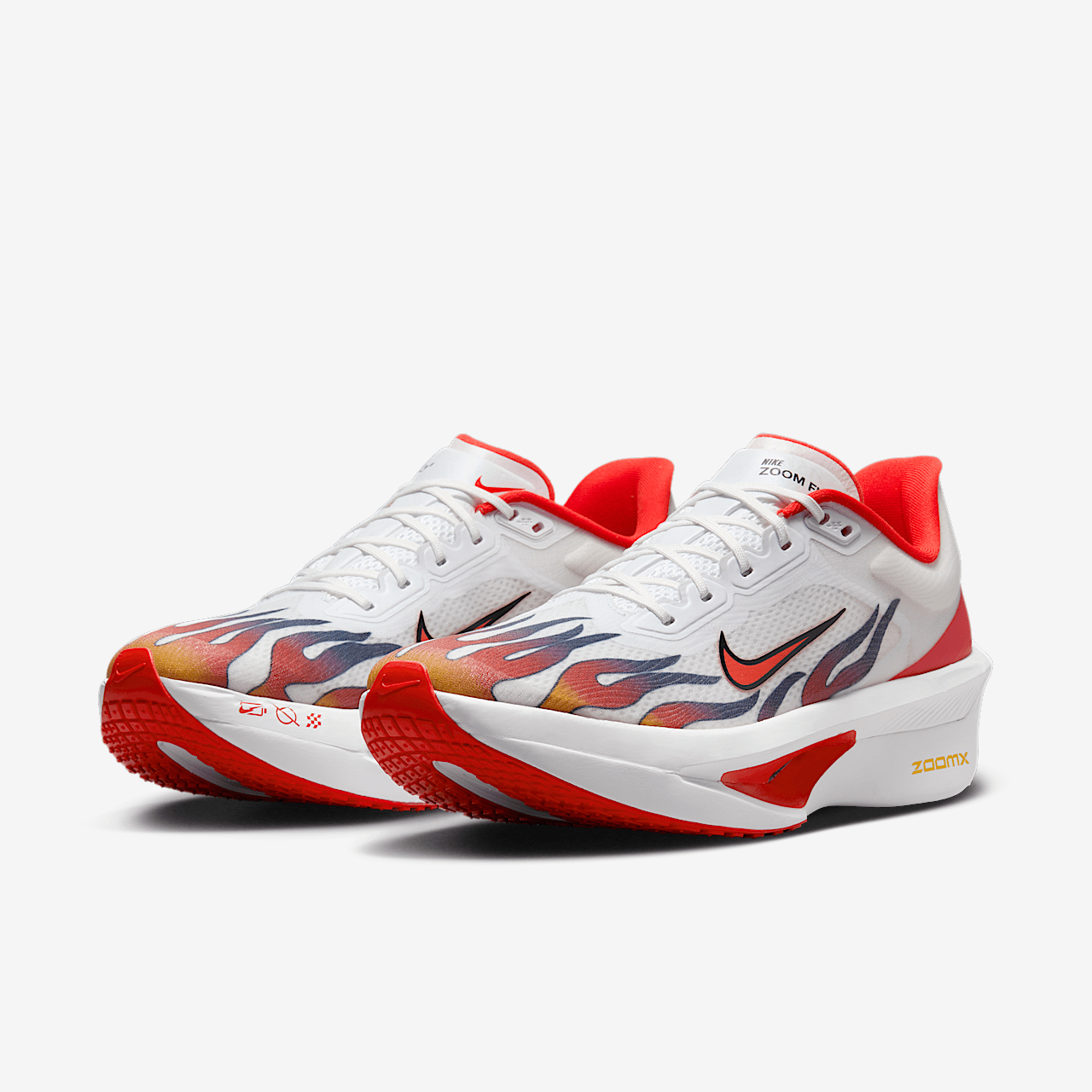 Nike  sneaker Wit/Zwart/University Red/Habanero Red