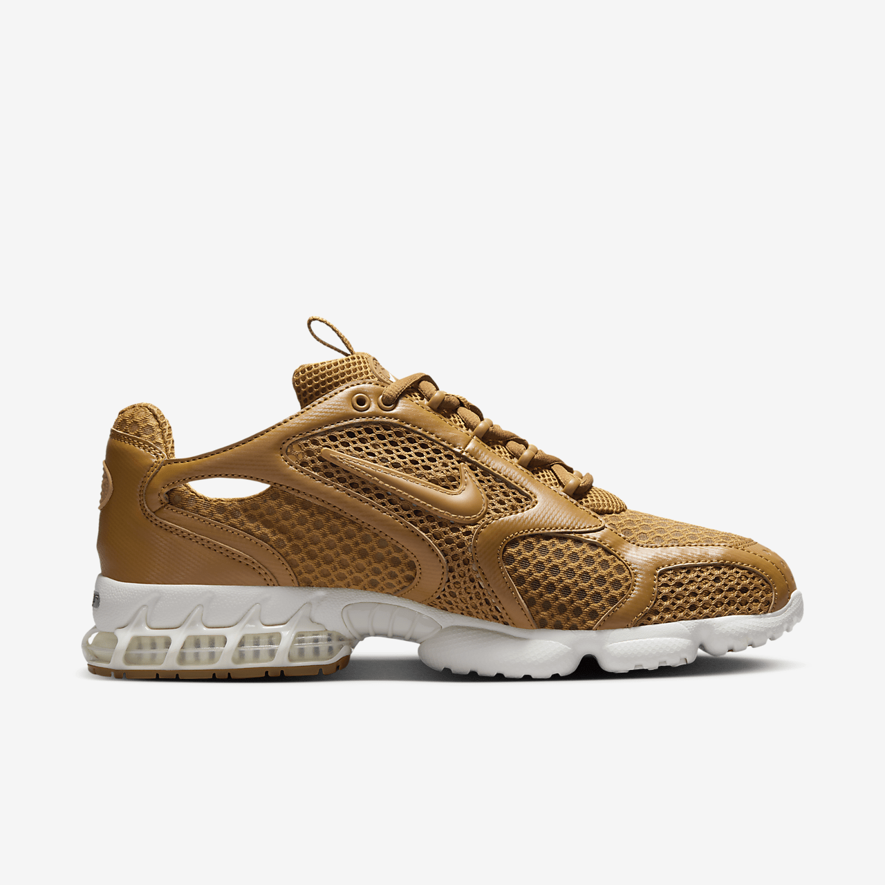 Nike Nike Air Zoom Spiridon Cage 2 sneaker Wheat/Sail/Gum Light Brown/Wheat