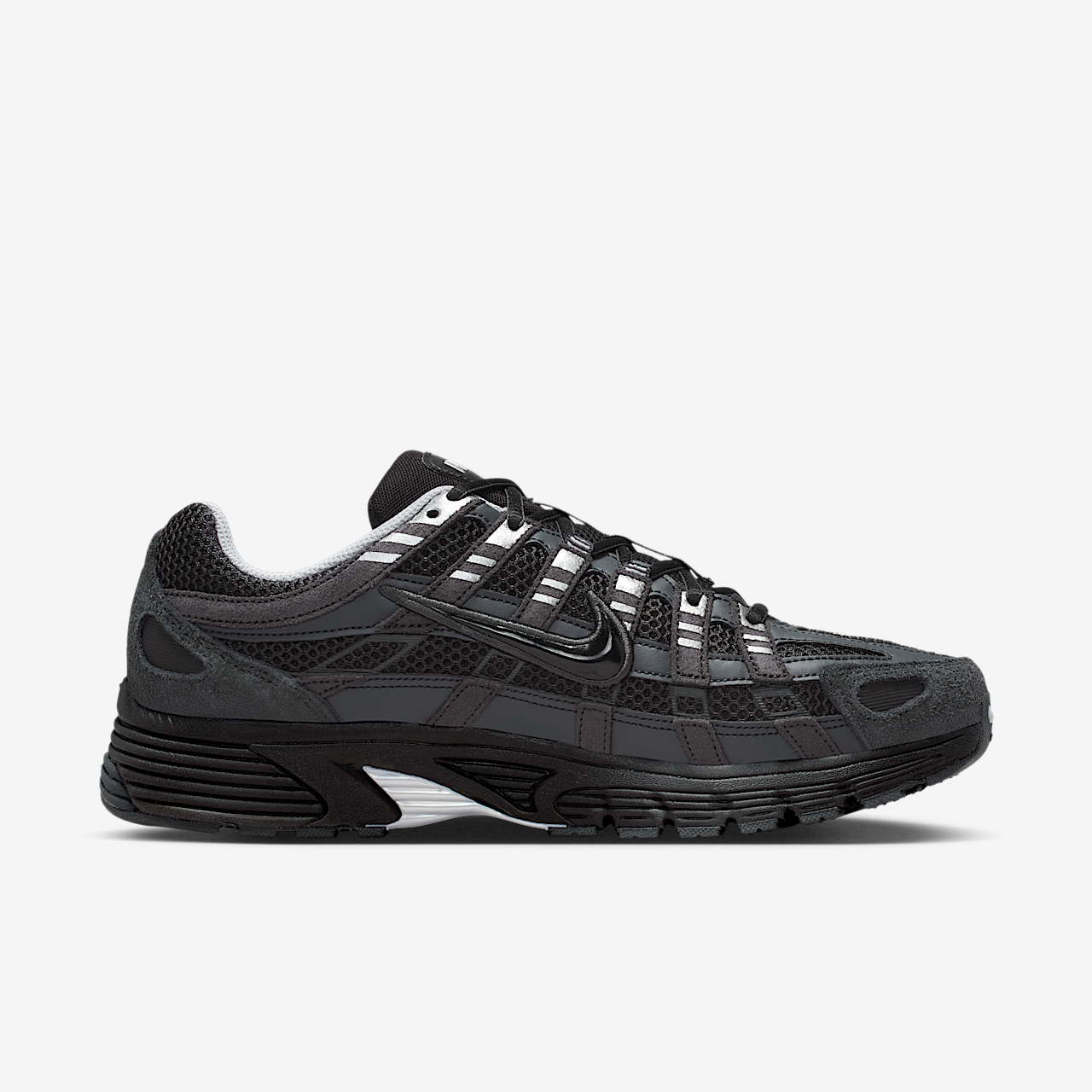 Nike P-6000 sneaker Anthracite/Chrome/Metallic Silver/Zwart