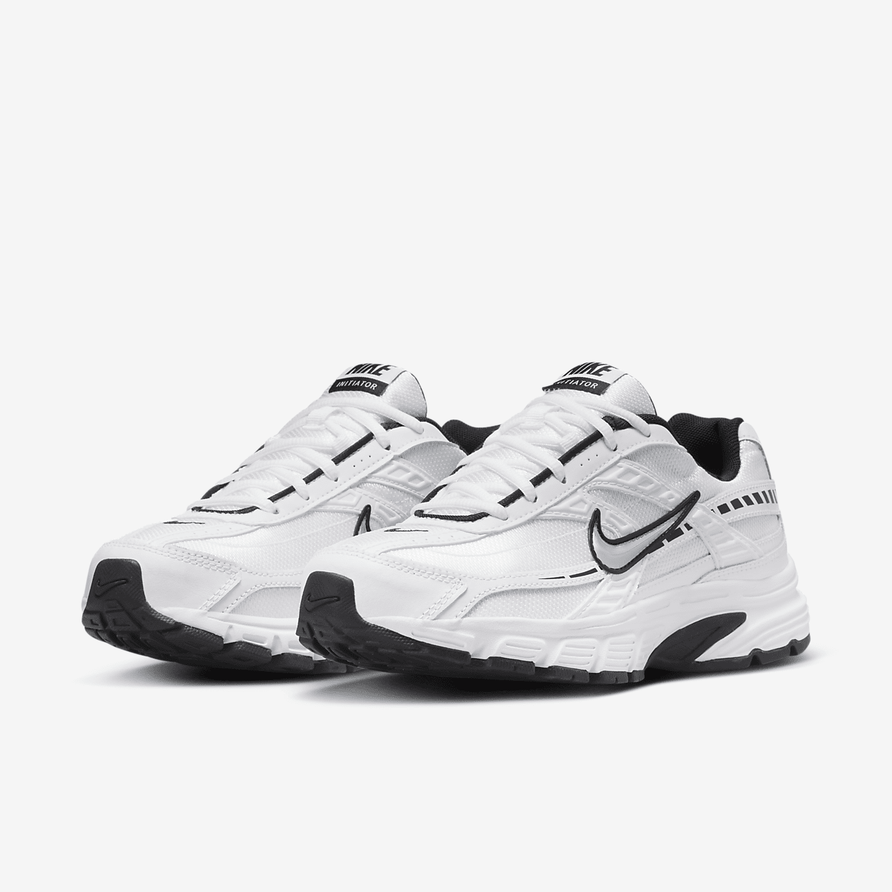 Nike  sneaker Wit/Wit/Zwart/Metallic Silver