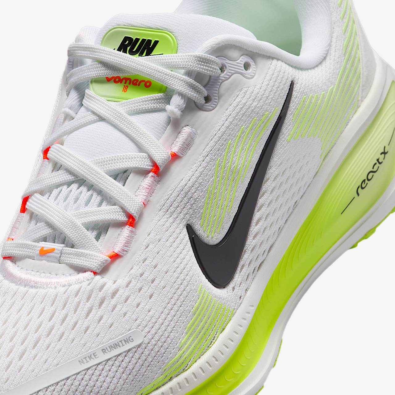 Nike Vomero sneaker Wit/Volt/Barely Volt/Zwart