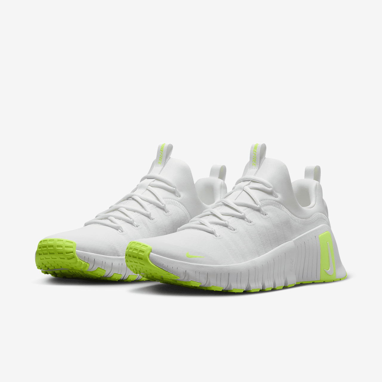 Nike Free sneaker Wit/Wit/Volt